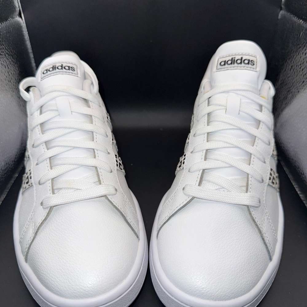 Size 9.5 - adidas Grand Court White Women, FW9779, Clean, No Box, Ready 2 Wear